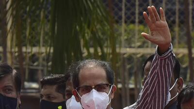 Chief minister Uddhav Thackeray at Vidhan Bhavan. HT File