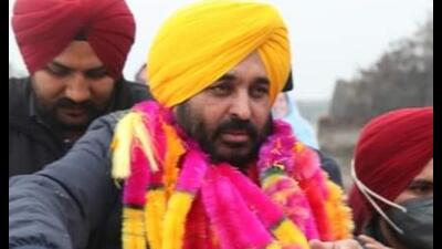 Bhagwant Mann, a two-time MP from Sangrur, will hand over his resignation to Lok Sabha speaker Om Birla in Delhi, a party leader privy to the development said