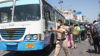 The Haryana Roadways bus driver was booked under Sections 304-A (causing death by negligence), 279 (rash driving) and 427 (mischief causing damage to the amount of fifty rupees) of the Indian Penal Code. (HT Photo/for representation only)