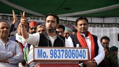 Rashtriya Lok Dal chief Jayant Chaudhary. (Sakib Ali/HT Photo)
