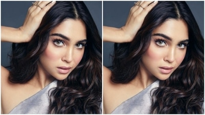 Styled by fashion stylist Lakshmi Lehr, Sharvari wore her tresses open in wavy curls with a middle part as she posed for the cameras. (Instagram/@sharvari)