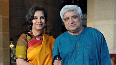 Shabana Azmi shared a new picture of herself with her husband Javed Akhtar on Instagram.