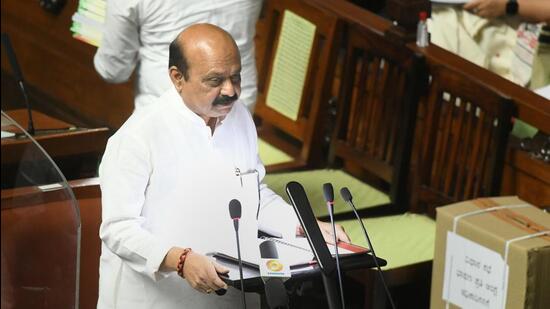 Karnataka chief minister Basavaraj Bommai told party workers that the ideology and programmes of the government should be communicated at the grassroots. (PTI)