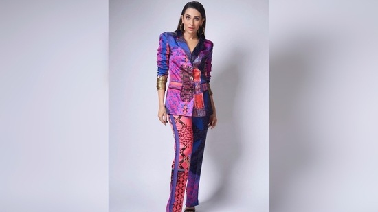 Sharing a slew of photos on her Instagram handle, Karisma Kapoor captioned her post, "Life is art , Live it in Colours ."(Instagram/@therealkarismakapoor)
