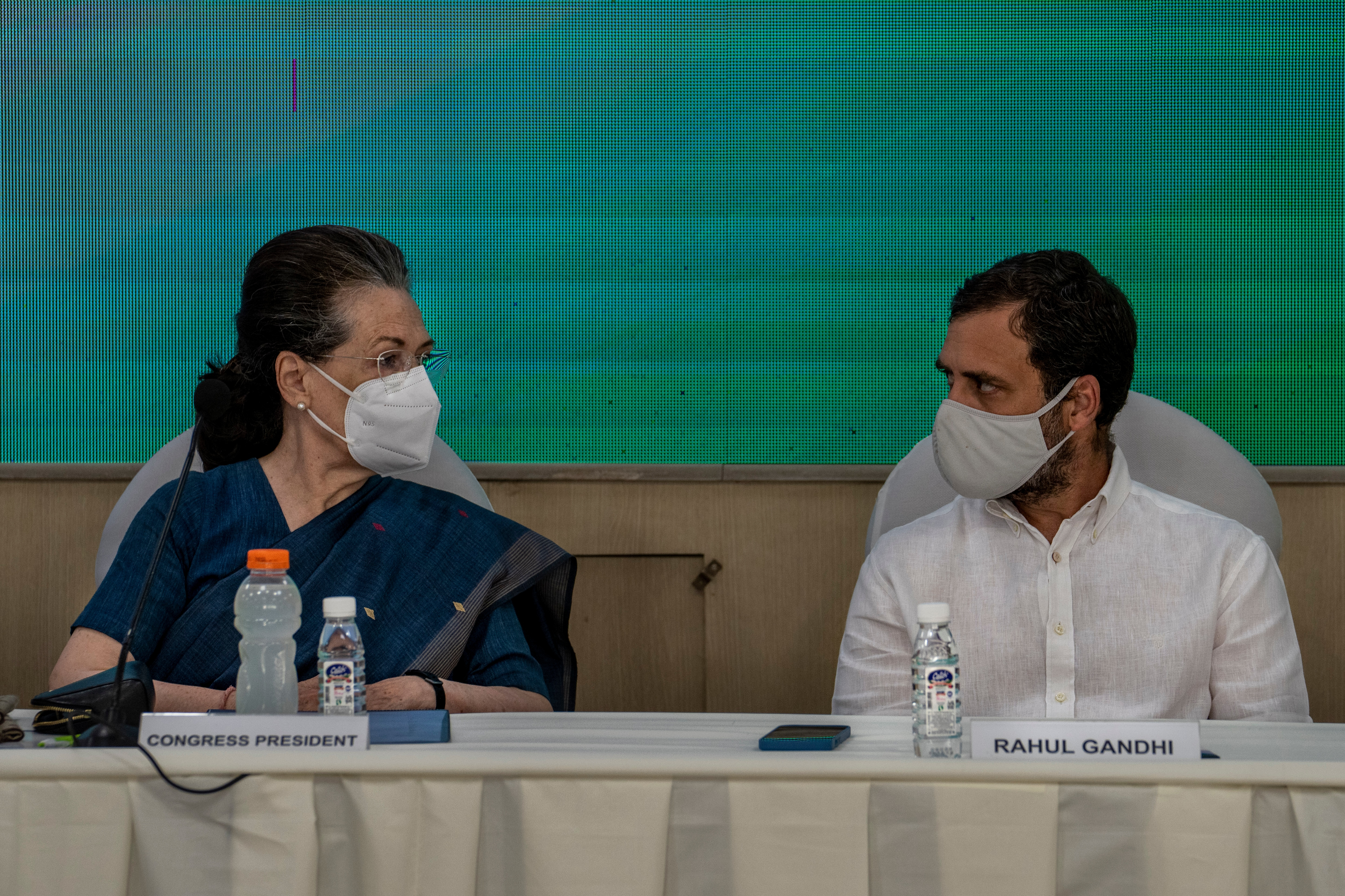 Congress president Sonia Gandhi and party leader Rahul Gandhi. (AP file photo) Congress president Sonia Gandhi and party leader Rahul Gandhi. (AP file photo)