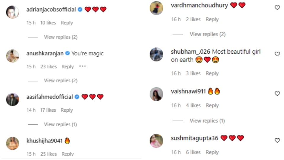 Comments on Vaani Kapoor's post. Comments on Vaani Kapoor's post. 