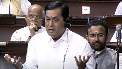 Union minister Sarbananda Sonowal said the North eastern region had witnessed significant development under the PM’s leadership. Sonowal was addressing the Upper House on the first day of the second part of the Budget Session of Parliament in New Delhi on Monday. (ANI PHOTO.) Union minister Sarbananda Sonowal said the North eastern region had witnessed significant development under the PM’s leadership. Sonowal was addressing the Upper House on the first day of the second part of the Budget Session of Parliament in New Delhi on Monday. (ANI PHOTO.)