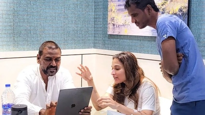 Aishwaryaa Rajinikanth met Raghava Lawrencce when she was hospitalised. Aishwaryaa Rajinikanth met Raghava Lawrencce when she was hospitalised.