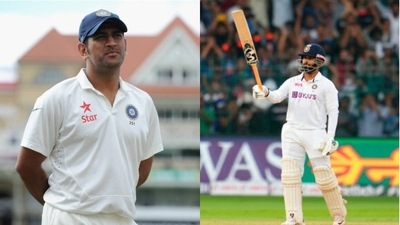 MS Dhoni and Rishabh Pant