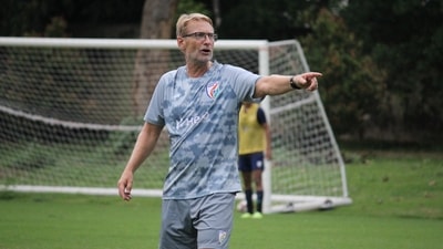 India coach Thomas Dennerby (Twitter/IndianFootball) India coach Thomas Dennerby (Twitter/IndianFootball)