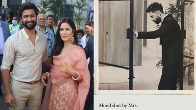 Vicky Kaushal shares his photos clicked by Katrina Kaif.