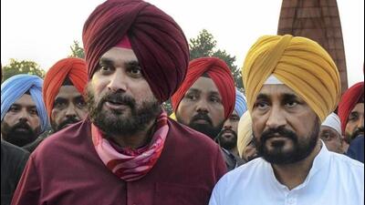 Senior leaders are holding Punjab Congress president Navjot Singh Sidhu and former CM Charanjit Singh Channi responsible for the assembly poll debacle. (HT File Photo) Senior leaders are holding Punjab Congress president Navjot Singh Sidhu and former CM Charanjit Singh Channi responsible for the assembly poll debacle. (HT File Photo)