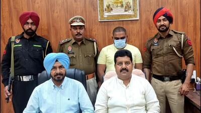 A former DJ operator was held with 900gm heroin in Ludhiana. (HT PHOTO)