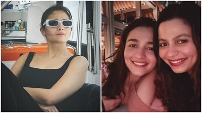 Alia Bhatt with her sister Shaheen Bhatt on her birthday vacation. Alia Bhatt with her sister Shaheen Bhatt on her birthday vacation.