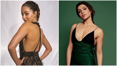 Ananya Panday in black lace dress dominates red carpet at Awards show, Samantha Ruth Prabhu reacts: See pics Ananya Panday in black lace dress dominates red carpet at Awards show, Samantha Ruth Prabhu reacts: See pics