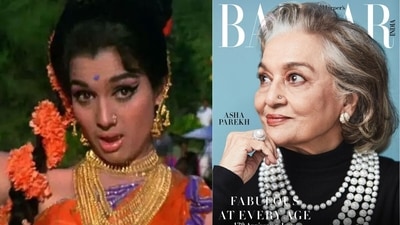 Asha Parekh has featured on a magazine cover. Asha Parekh has featured on a magazine cover. 