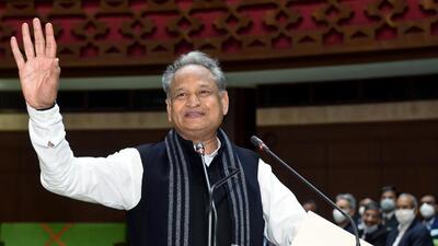 Rajasthan chief minister Ashok Gehlot. (ANI)