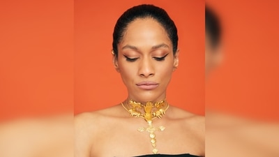 Masaba Gupta was styled for the night by her 'favourite style disruptor' Mohit Rai and her pictures were captured by Mahit Varu. (Instagram/@masabagupta)