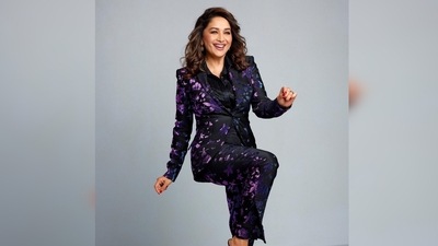 Madhuri Dixit picked this outfit from the international clothing line Genny. (Instagram/@madhuridixitnene)