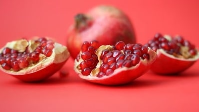 Pomegranates: Antioxidants present in the fruit eliminate free radicals present in the blood stream, and protect the sperms from getting damaged. (Unsplash) Pomegranates: Antioxidants present in the fruit eliminate free radicals present in the blood stream, and protect the sperms from getting damaged. (Unsplash)