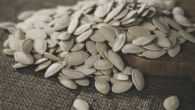 Pumpkin seeds: They can do wonders to your reproductive health. The seeds contain antioxidants, phytosterols, and amino acids that increase sperm virality. (Unsplash) Pumpkin seeds: They can do wonders to your reproductive health. The seeds contain antioxidants, phytosterols, and amino acids that increase sperm virality. (Unsplash)