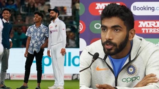 Jasprit Bumrah reacts to fans breaching security to take selfie with Virat Kohli