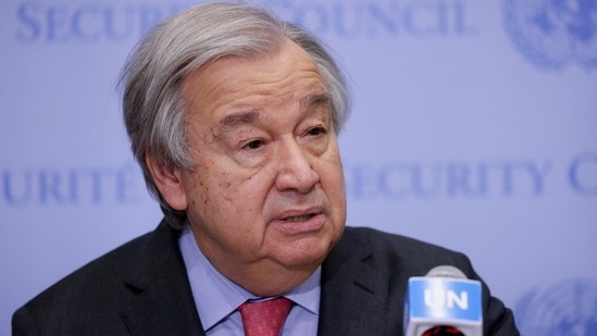 United Nations Secretary-General Antonio Guterres.(REUTERS)