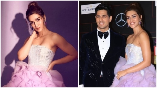 Kriti Sanon lives her Cinderella moment at Hello Awards in a strapless dreamy gown: Check out pics