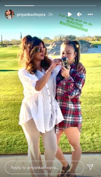 Priyanka Choprakexxx - Priyanka spends her Sunday golfing with friends in Arizona. See pic |  Bollywood - Hindustan Times