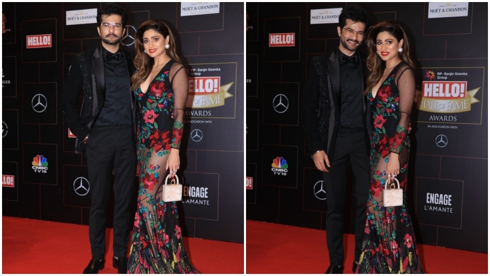 Shamita Shetty with Raqesh Bapat. (HT Photo/Varinder Chawla) Shamita Shetty with Raqesh Bapat. (HT Photo/Varinder Chawla)