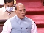 Rajnath Singh addresses Rajya Sabha. (Courtesy: Sansad TV) (Sansad TV ) Rajnath Singh addresses Rajya Sabha. (Courtesy: Sansad TV) (Sansad TV )