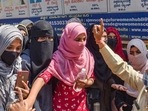 Karnataka has been witnessing row over wearing hijab for months, (HT_PRINT) Karnataka has been witnessing row over wearing hijab for months, (HT_PRINT)