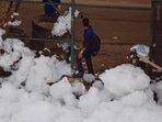 Toxic foam spewing out of one of Bengaluru’s lakes (Arijit Sen/HT Photo: 2017) Toxic foam spewing out of one of Bengaluru’s lakes (Arijit Sen/HT Photo: 2017)