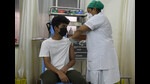 Corbevax vaccine is manufactured by Hyderabad-based Biological E. (Bhushan Koyande/ HT Photo) Corbevax vaccine is manufactured by Hyderabad-based Biological E. (Bhushan Koyande/ HT Photo)