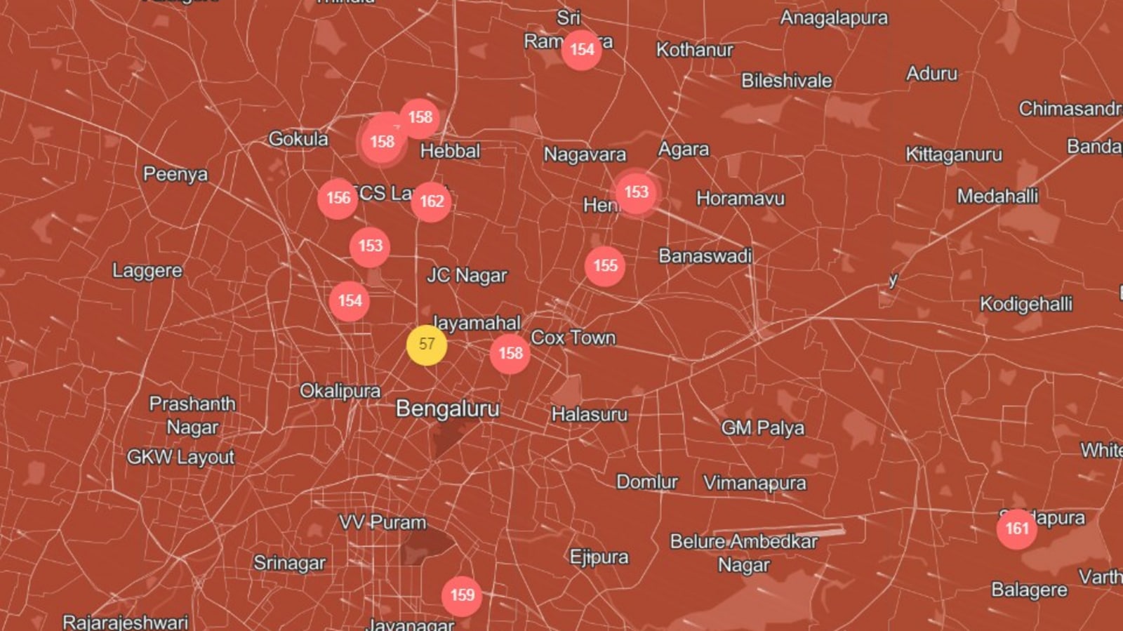 Bengaluru AQI at its worst in over one-month: IQAir forecast