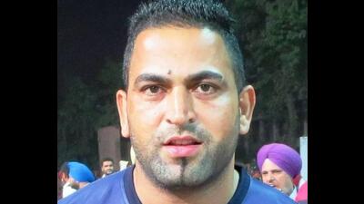 international kabaddi player Sandeep Singh Sandhu, who was shot dead at a tournament in Jalandhar’s Nakodar on Monday. international kabaddi player Sandeep Singh Sandhu, who was shot dead at a tournament in Jalandhar’s Nakodar on Monday.