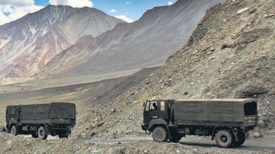 The Chinese foreign ministry told HT that China is working closely with India to reach an acceptable solution to the standoff in eastern Ladakh ‘as soon as possible’. (AP file)