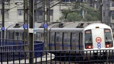 A Delhi Metro train. (HT archive)