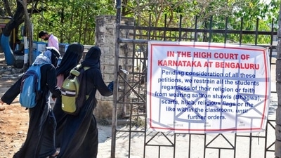 Students returned to schools and colleges amid heavy police deployment in the city (PTI) (PTI) Students returned to schools and colleges amid heavy police deployment in the city (PTI) (PTI)