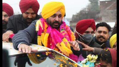 Bhagwant Mann, who was AAP’s chief ministerial candidate for the Punjab assembly polls, won elections from Dhuri assembly segment in the state.