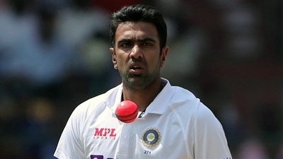 India's Ravichandran Ashwin in action on the 3rd day of the second test match between India and Sri Lanka, at M.Chinnaswamy Stadium, in Bengaluru on Monday (ANI) India's Ravichandran Ashwin in action on the 3rd day of the second test match between India and Sri Lanka, at M.Chinnaswamy Stadium, in Bengaluru on Monday (ANI)