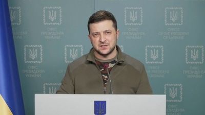 Ukrainian President Volodymyr Zelenskyy. (AP)