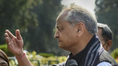 Rajasthan chief minister Ashok Gehlot said that the Congress can remain united under the leadership of the Gandhi family. (PTI) Rajasthan chief minister Ashok Gehlot said that the Congress can remain united under the leadership of the Gandhi family. (PTI)