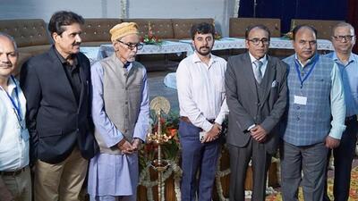 Tehzeeb– the culture of love society– an organisation dedicated to the preservation and promotion of the Urdu, Hindi and Punjabi literature and culture, organised 14th international mushaira on Sunday at Guru Nanak Bhawan in Ludhiana in honour of Sahir Ludhianvi. (HT PHOTO) Tehzeeb– the culture of love society– an organisation dedicated to the preservation and promotion of the Urdu, Hindi and Punjabi literature and culture, organised 14th international mushaira on Sunday at Guru Nanak Bhawan in Ludhiana in honour of Sahir Ludhianvi. (HT PHOTO)