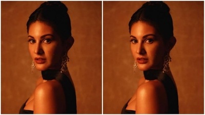 In silver earrings and a silver bracelet from the houses of Anabela Chan and Ruani Jewellery Collective, Amyra accessorised her look to perfection. (Instagram/@amyradastur93)