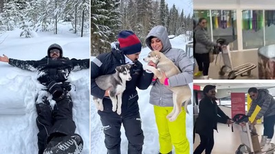 Ram Charan and wife Upasana had a blast on their trip. Ram Charan and wife Upasana had a blast on their trip. 
