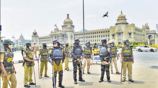 The Karnataka high court delivered its verdict on the contentious issue, stating that the hijab was not part of essential religious practice, ending months of speculation over what has now turned into a flashpoint of minority rights. (PTI)