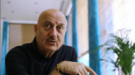 Actor Anupam Kher plays the lead role in the film The Kashmir Files.