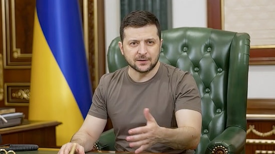 Ukrainian President Volodymyr Zelenskyy. (AP)