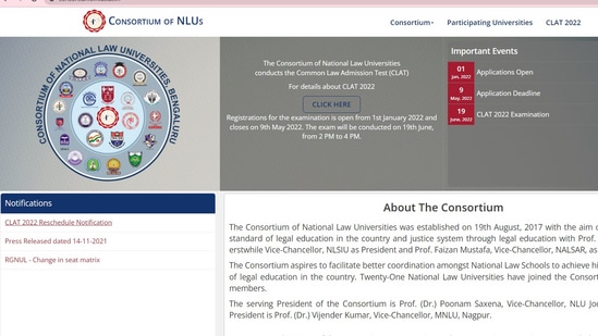 CLAT 2022 exam date revised, apply at consortiumofnlus.ac.in till May 9